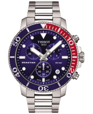 Tissot Men s Swiss Chronograph Seastar 1000 Stainless Steel