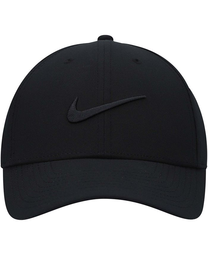 Nike Men's Black Legacy91 Logo Sport Performance Adjustable Hat - Macy's