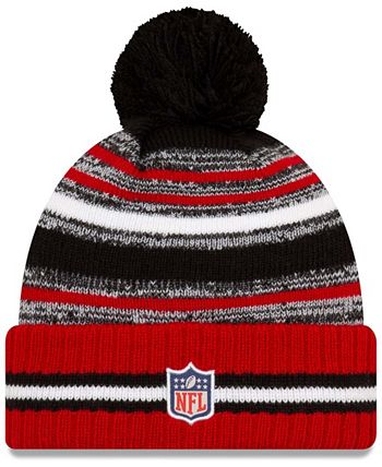 New Era - Atlanta Falcons 2021 Sideline Sport Official Pom Cuffed Knit Hat