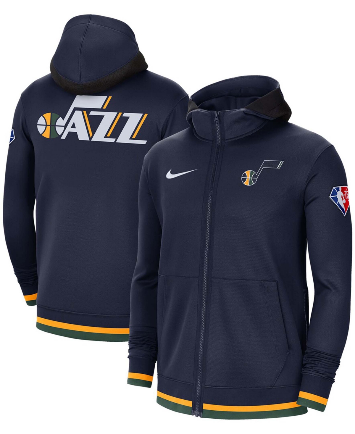 Nike Men's Utah Jazz 75th Anniversary Performance Showtime Full-Zip Jacket