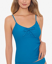 Juniors' Tie-Front Tankini Top, Created for Macy's