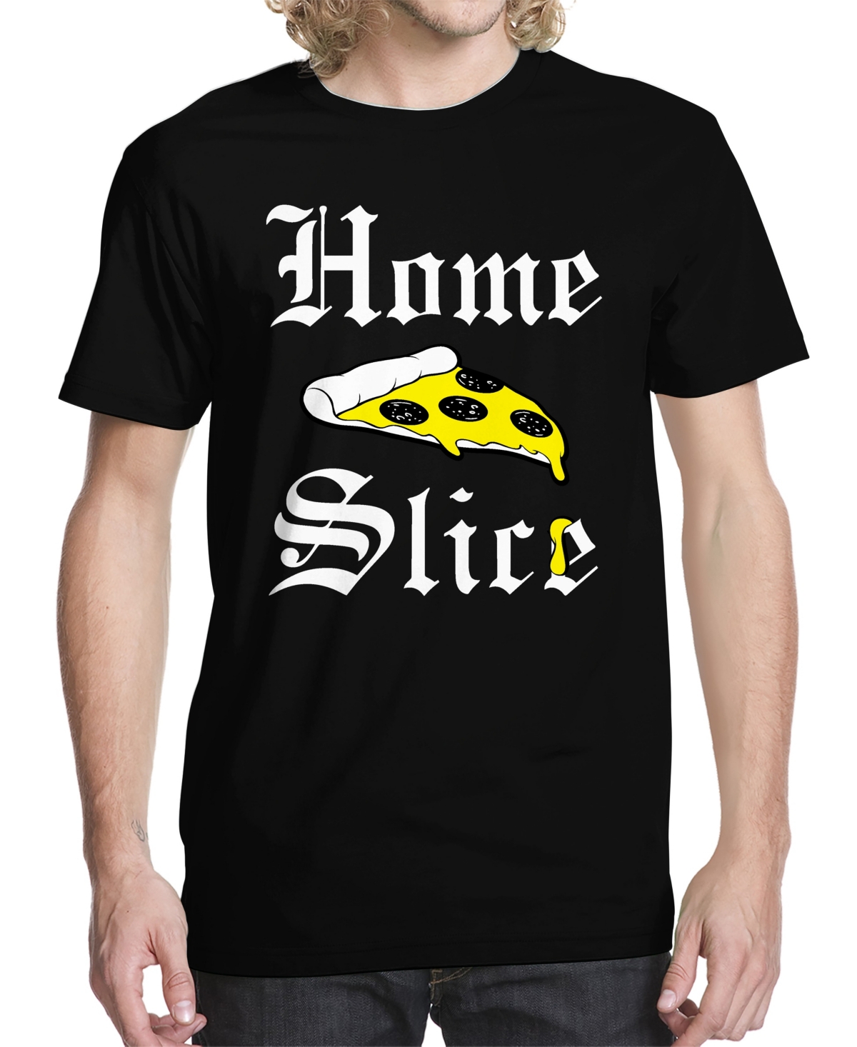 Men's Home Slice Graphic T-shirt - Black