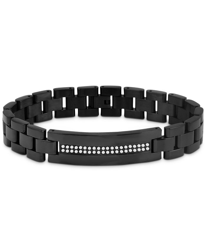 Macys mens stainless steel bracelet on sale