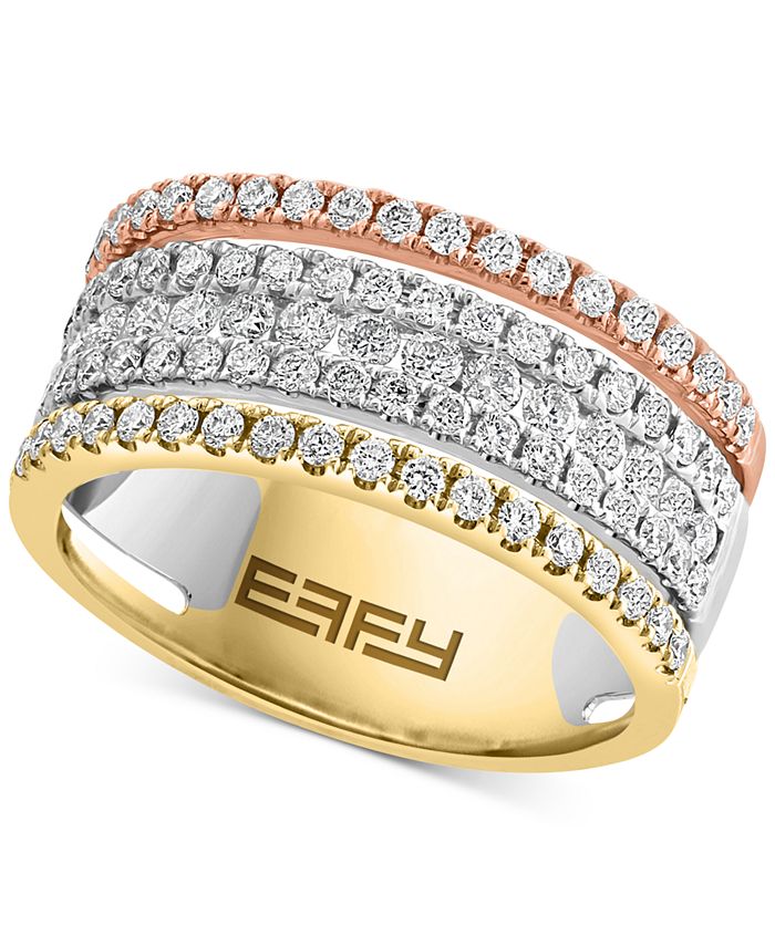 EFFY Collection EFFY® Multirow Diamond Statement Ring (7/8 ct. t.w.) in