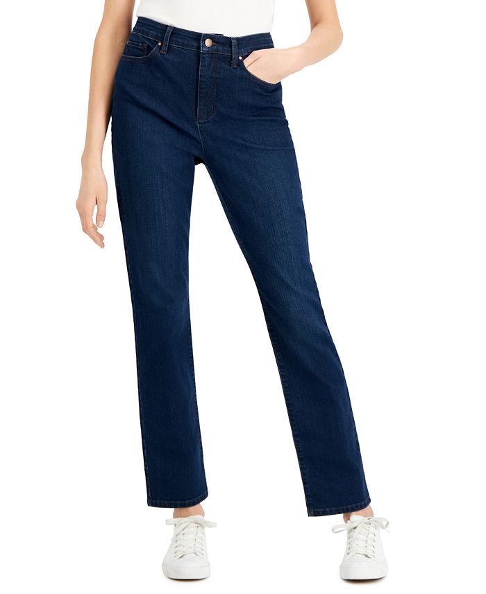 Charter Club Lexington High-Rise Tummy-Control Jeans, Created for Macy ...