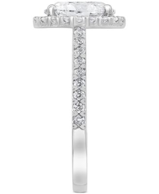 Certified Lab Grown Diamond Halo Engagement Ring (2-1/2 ct. t.w.) in 14k Gold