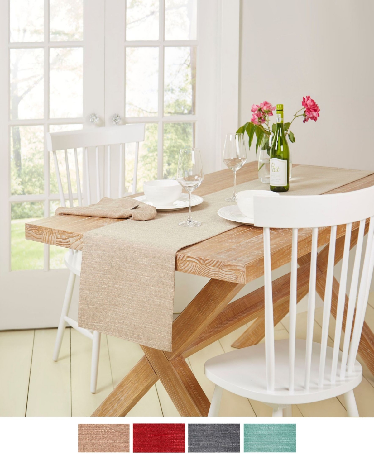 Town & Country Living Harper Fabric Table Runner