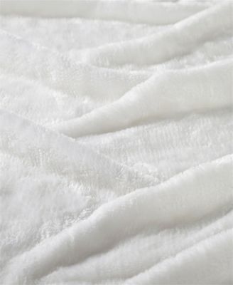 Wrinkle Resistant Plush Fleece Blanket, Full/Queen