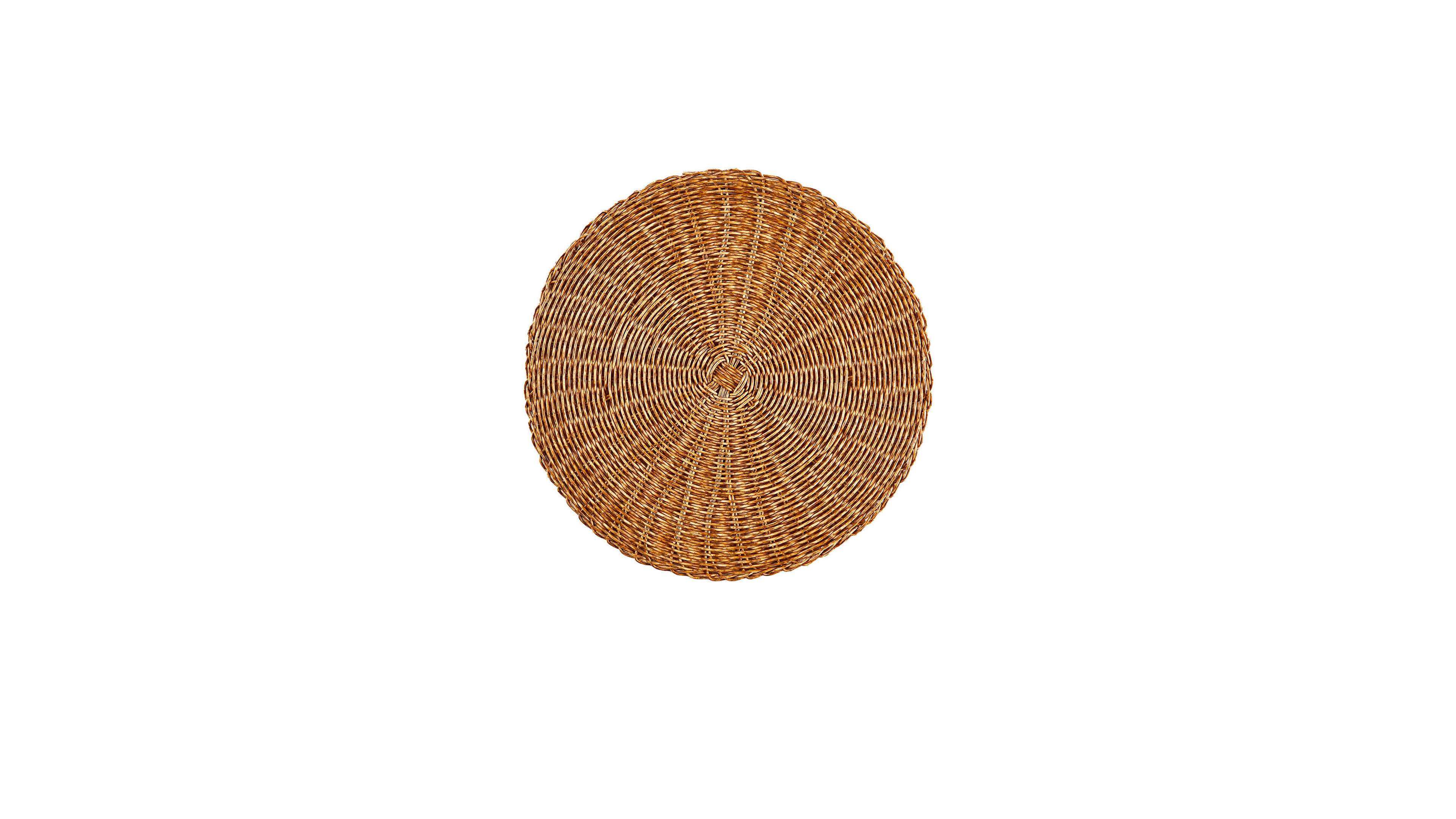 Faux Rattan Placemat Set, 4 Piece