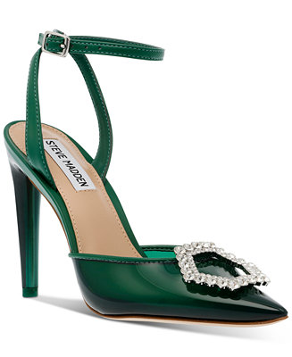 Steve Madden Women's Amory Embellished Two-Piece Pumps - Macy's