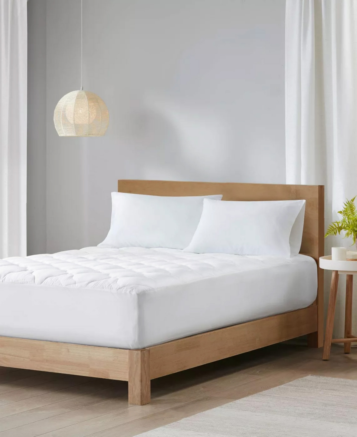 Unikome Quilted Down Alternative Mattress Pad with Cover