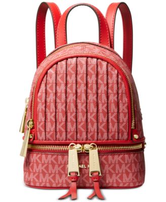 mini backpack red
