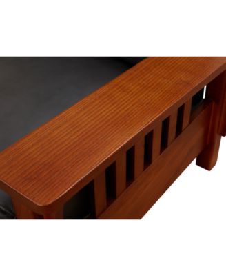 Harrison Leather Pushback Recliner, Created for Macy's