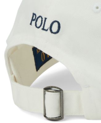 The Iconic Cotton Chino Ball Cap 白 Cotton Chino Cap by Polo Ralph Lauren Online | THE ICONIC