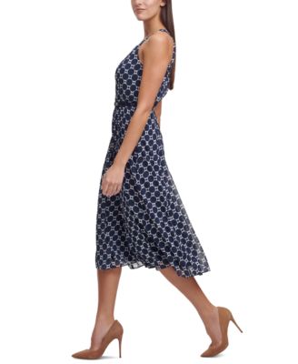 boden camille jersey midi dress Naomi Jersey Midi Dress-Deep Wisteria, Ikat main image 0
