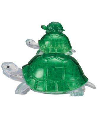 BePuzzled 3D Crystal Puzzle - Turtles - 37 Piece