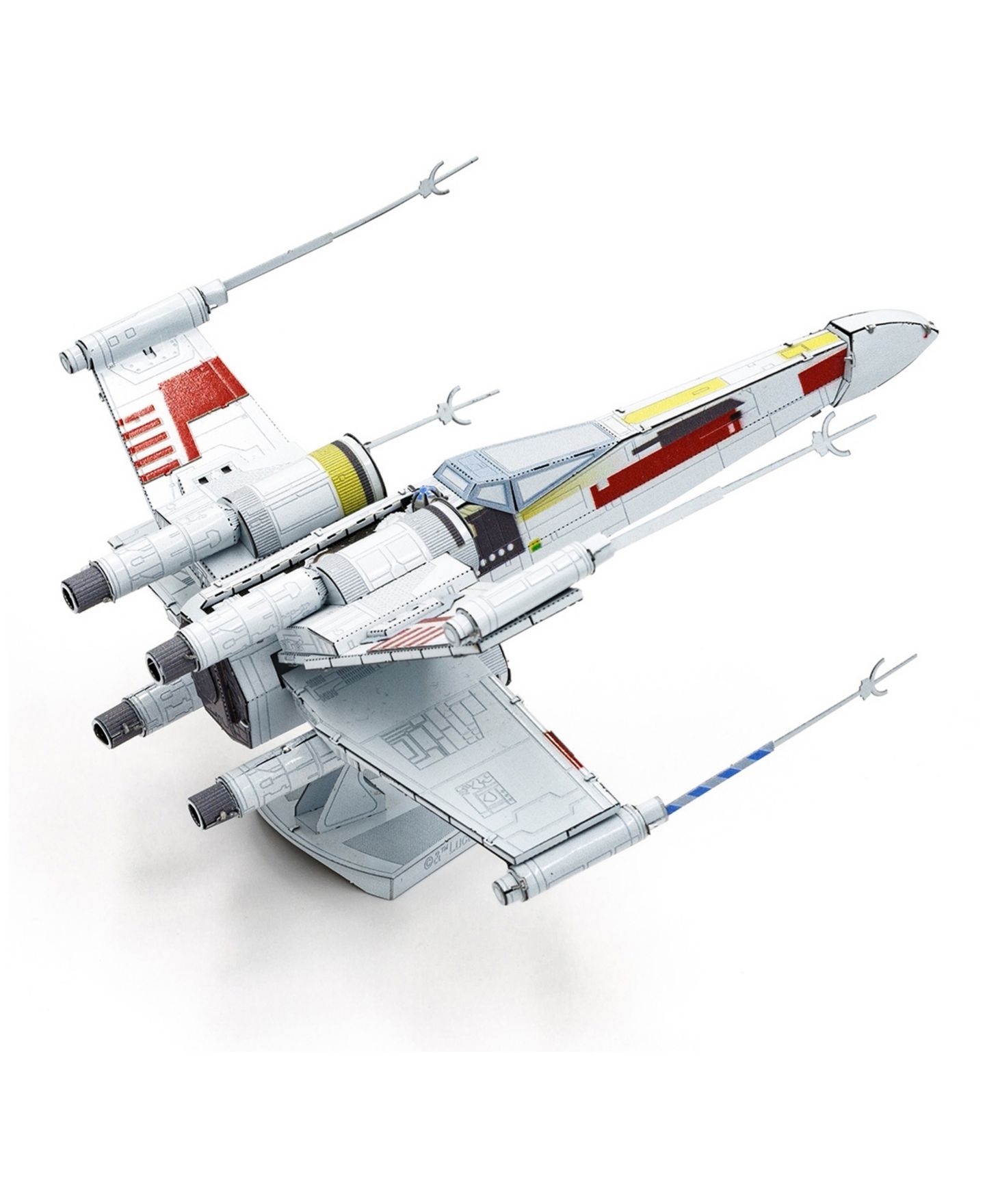 Детские конструкторы Fascinations Star Wars Premium Series X-Wing Starfighter 3D Metal Model Kit, 2-Piece, Ages 14+ — фото 6