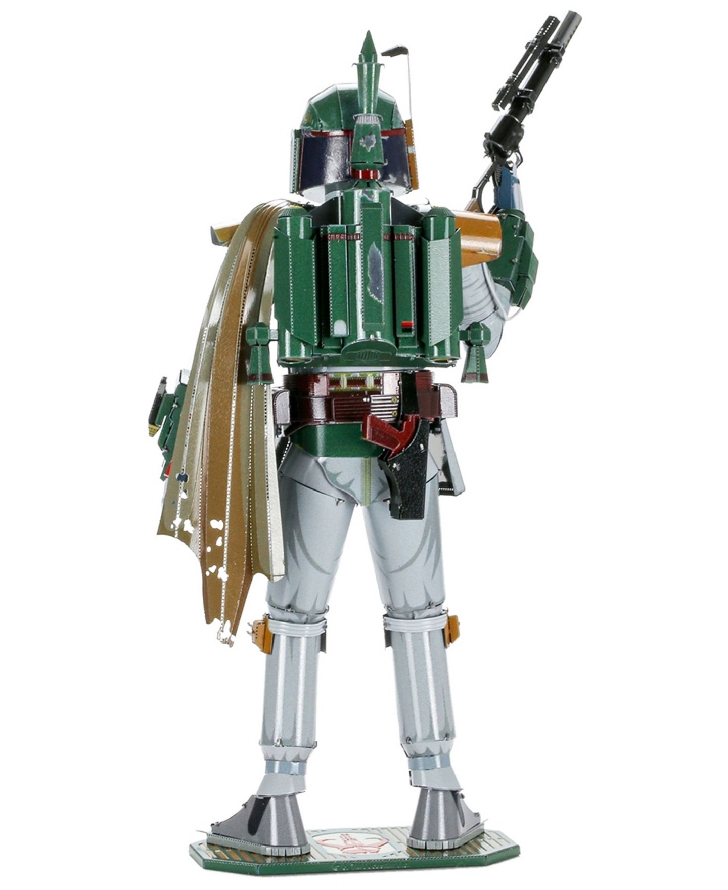 Детские конструкторы Fascinations Star Wars Boba Fett 3D Metal Model Kit, 3-Piece Set, Ages 14+ — фото 5