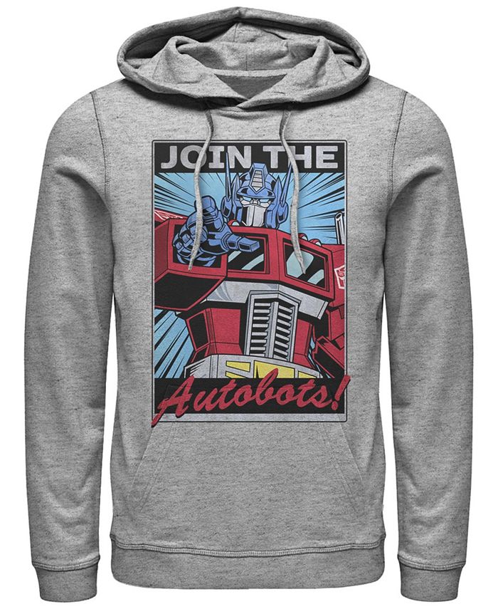 Men's Transformers Generations Join Autobots Fleece Hoodie - Athletic Heather - Size Small