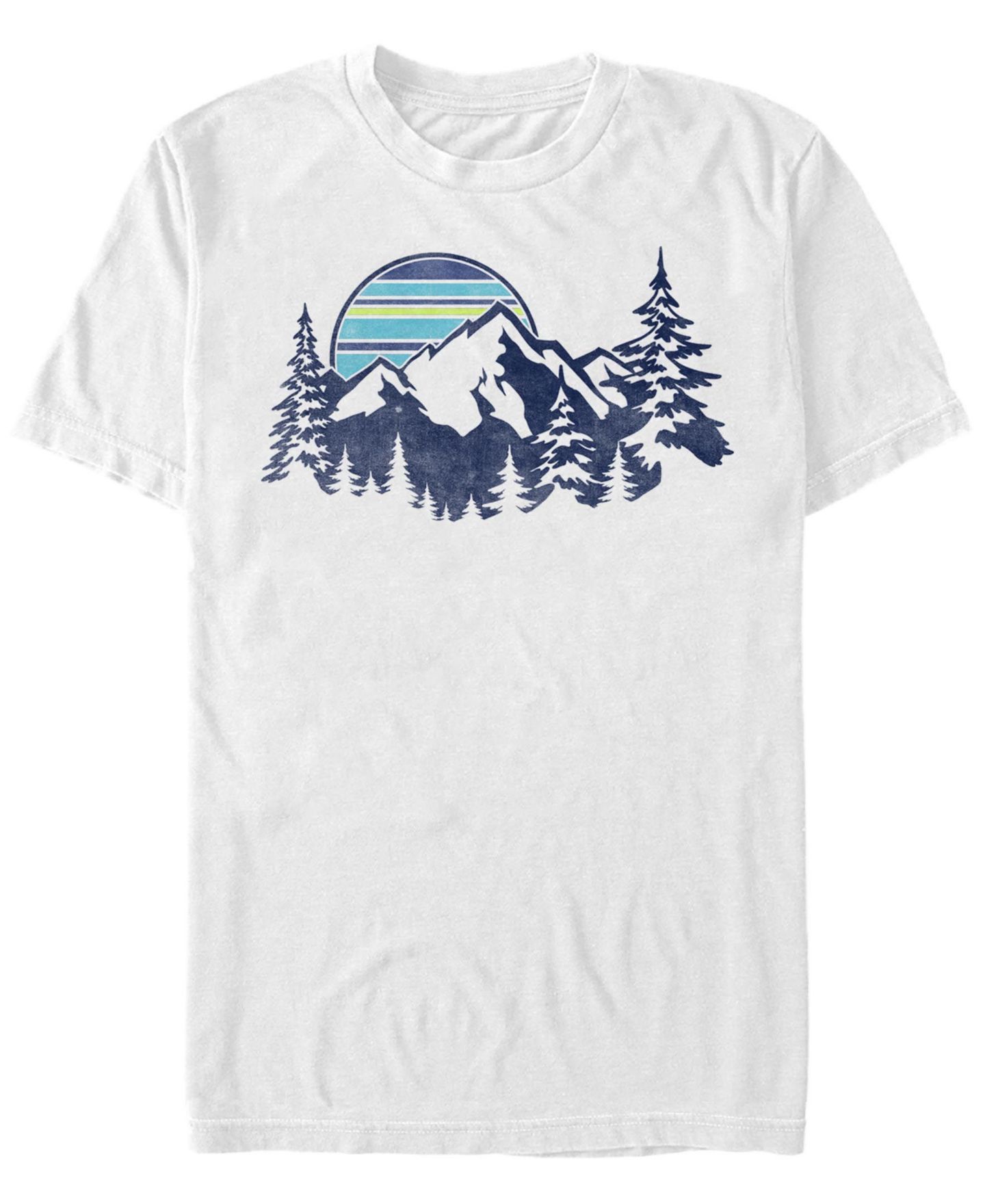 Мужская футболка Fifth Sun Generic Additude Mount Range Short Sleeve, цвет: Белый — фото 1