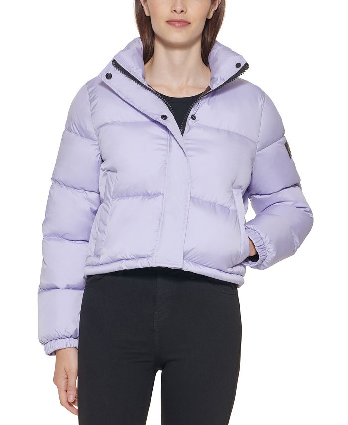 Calvin Klein Women's Cropped Puffer Coat & Reviews - Coats & Jackets - Women  - Macy's