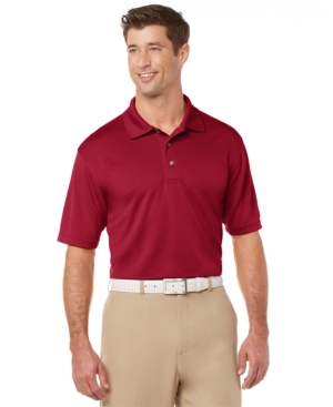Pga Tour Men's Airflux Solid Golf Polo Shirt