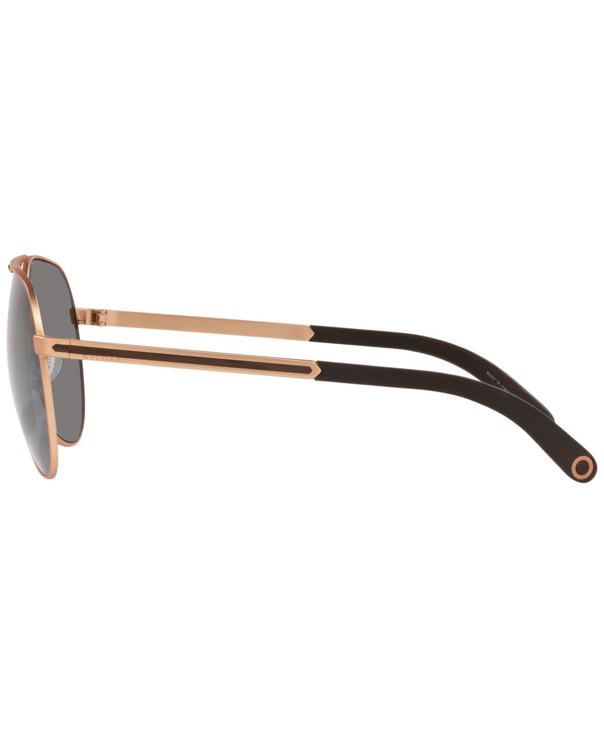 Shop Bvlgari Men's Polarized Sunglasses, Bv5055k 62 In Matte Pink Gold-tone Plated