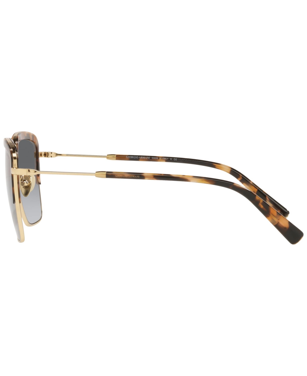 Shop Giorgio Armani Women's Sunglasses, Ar6126 In Pale Gold-tone,brown Tortoise