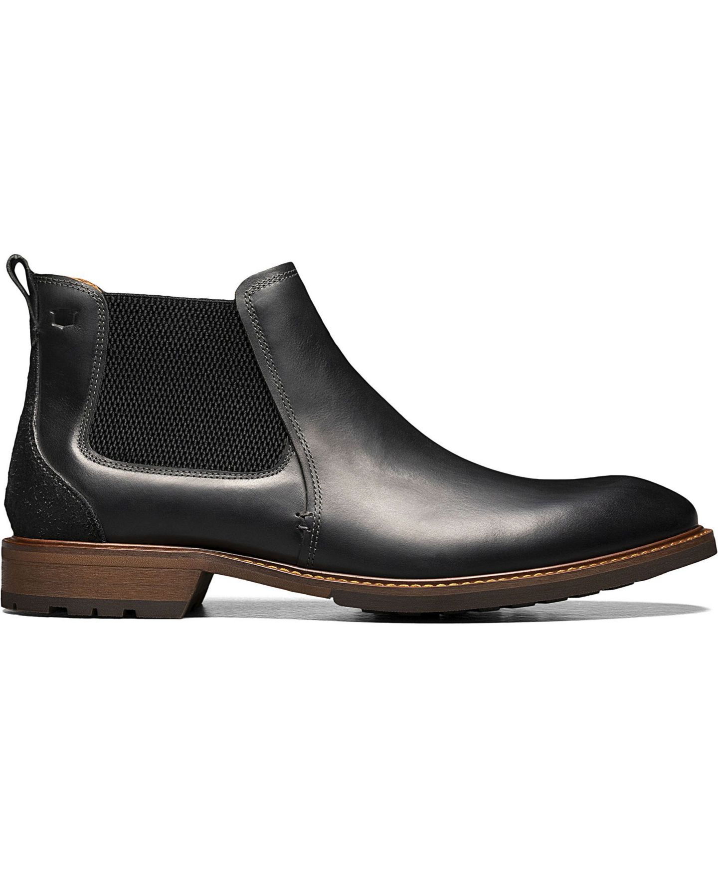 Мужские ботинки Florsheim Chalet Plain Toe Gore, цвет: Чёрный — фото 2