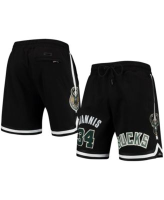 Men's Giannis Antetokounmpo Black Milwaukee Bucks Player Shorts
