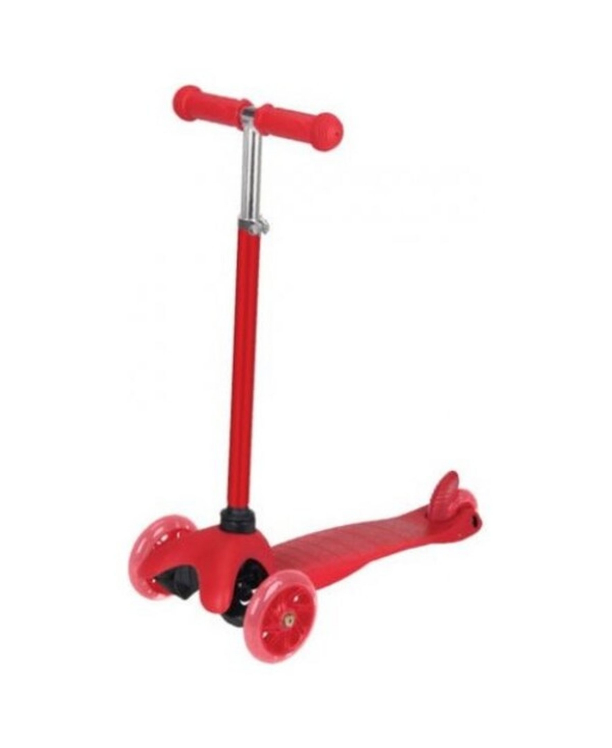 Rugged Racers Mini 3 Wheel Scooter With Led Lights In Red