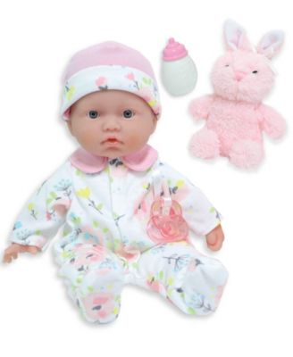 La Baby 11" Baby Doll Travel Case Gift Set, 7 Pieces