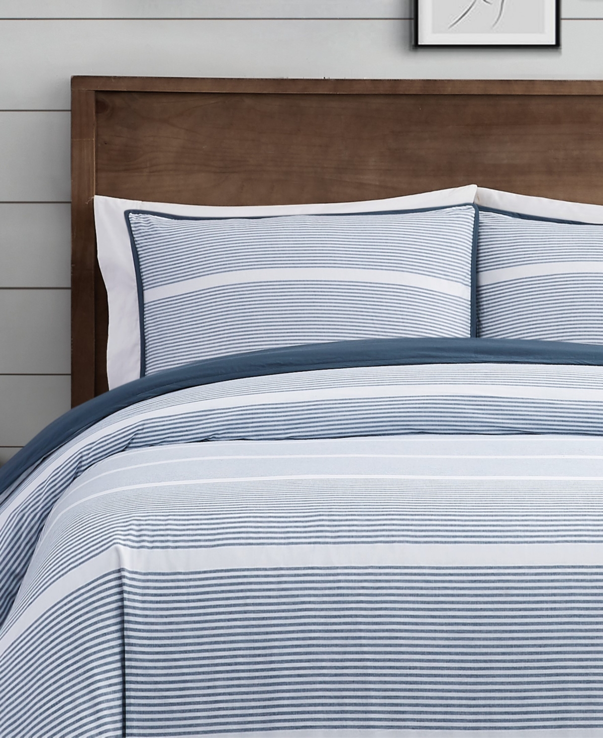 Brooklyn Loom Niari Yarn Dye Stripe 2 Piece Comforter Set, Twin Xl