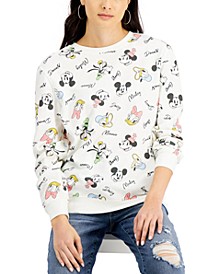 Juniors' Mickey & Friends Printed Pullover
