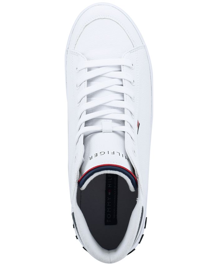 Tommy Hilfiger Men's Raymen Faux-Leather High-Top Sneakers & Reviews ...