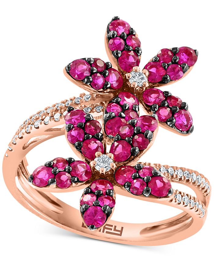 Macy's jewelry ruby rings hot sale