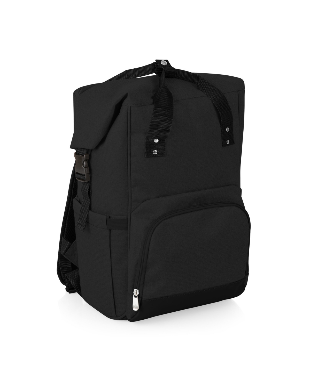 by Picnic Time On The Go Roll-Top Cooler Backpack - Black