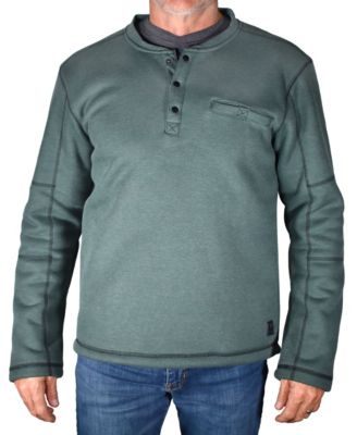 lee fleece lined henley