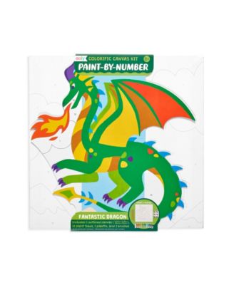Ooly Paint By Number Kits, Fantastic Dragon