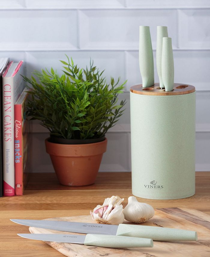 Viners Organic 5Piece Knife Block Set Macy's