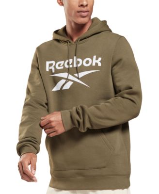 zo Opeenvolgend Merchandising Reebok Men's Logo-Print Fleece Hoodie - Macy's