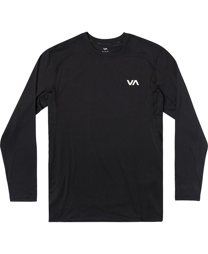 RVCA Men's Long Sleeve Vented Workout Tshirt Macy's