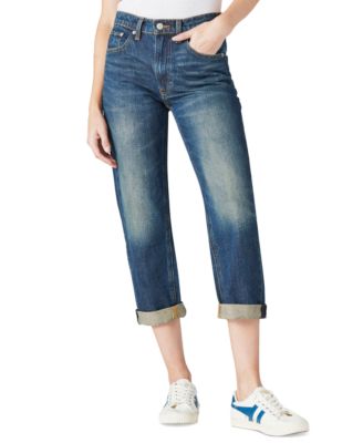 Dawna Highrise Straight  Crop Jeans