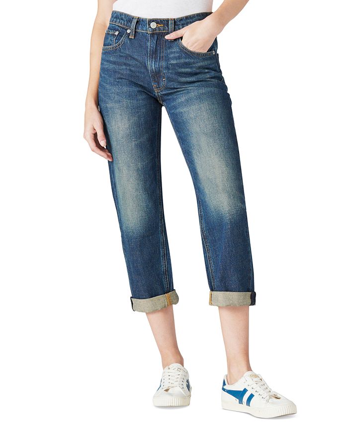 Lucky Brand - Mid Rise Cuffed Mom Jeans