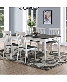 Judd 5-Pc Dining Set ( Table + 4 Side chairs)