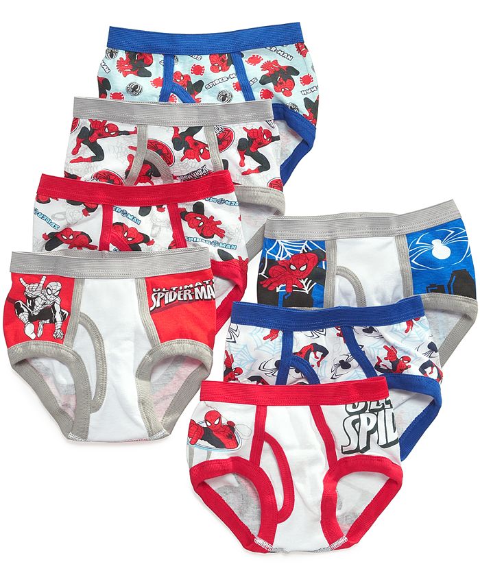  Marvel Little Boys Spider-Man 5 Piece Briefs Underwear