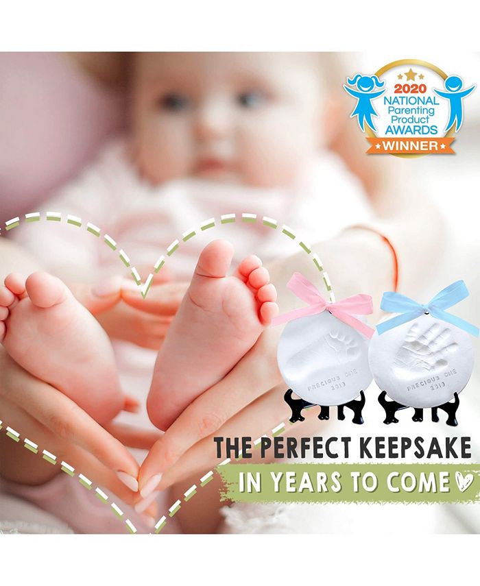 Child To Cherish Handprints Tower Of Time Kit - Blue, Baby Handprint Keepsake For 5 Years - View #4