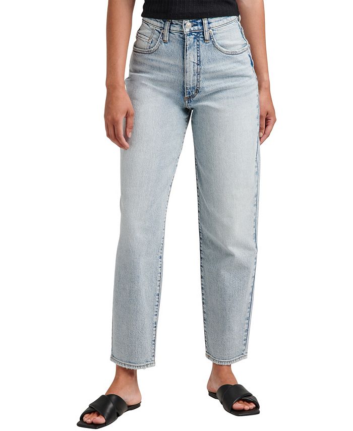Silver Jeans Co. Women's High Rise Balloon Leg Jeans & Reviews - Jeans -  Women - Macy's