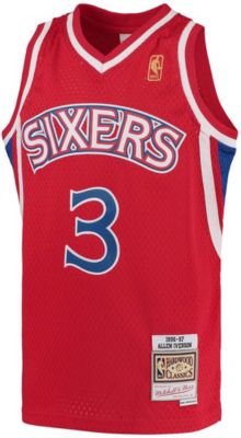 Big Boys and Girls Philadelphia 76ers 1996-97 Hardwood Classics Swingman Throwback Jersey - Allen Iverson