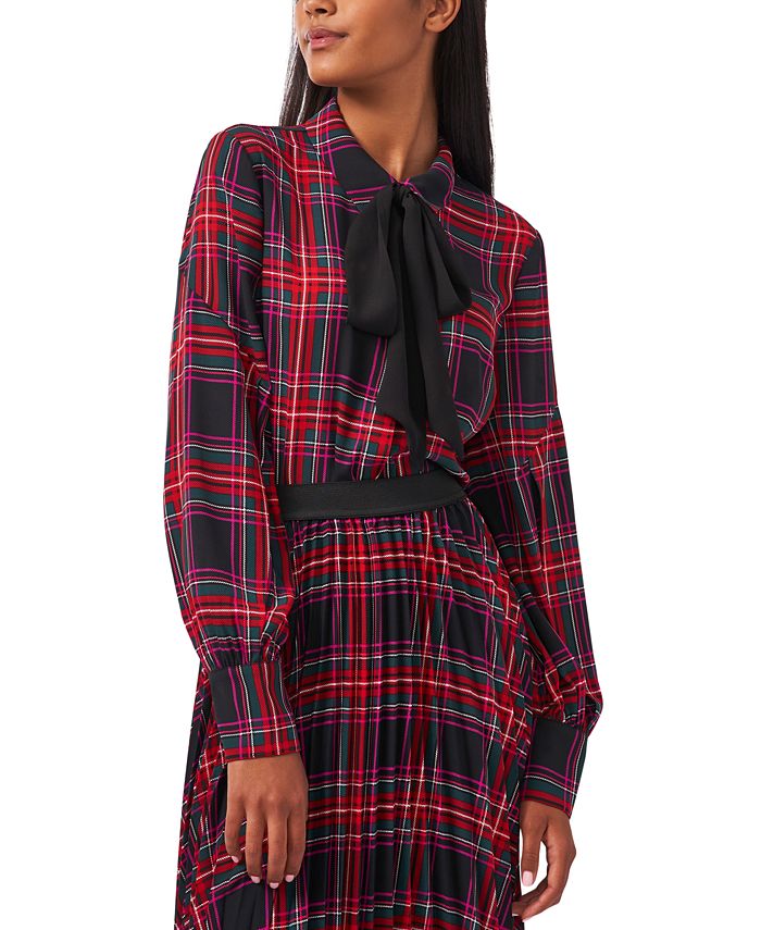 Riley & Rae Checkered Plaid Dress, Created for Macy's - Macy's